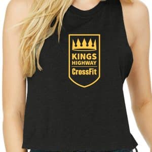 Ladies Cropped Tank Front