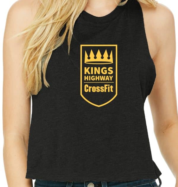 Ladies Cropped Tank Front