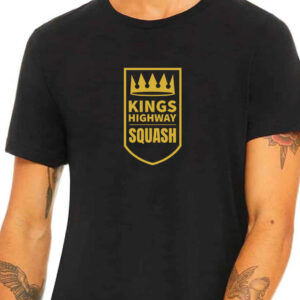 Unisex T Shirt - Squash Gold Logo